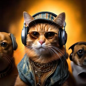 Hip Hop for Pets: Soothing Beats for Furry Friends - Lofi Wall