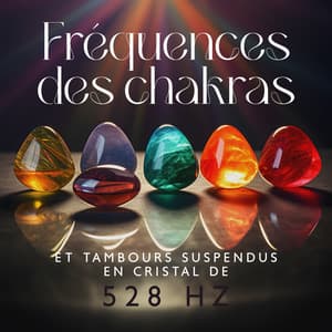 Fréquences des chakras et tambours suspendus en cristal de 528 Hz - Miracle Tones!