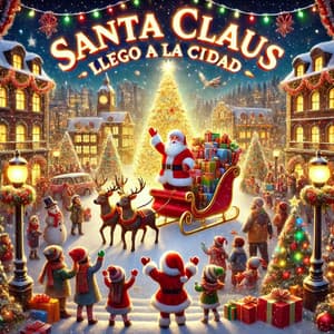 Santa Claus Llego a la Ciudad - Canciones De Navidad Música Navideña Para Niños