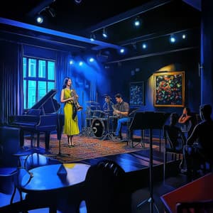 Färgstarka Drömmar i Blomsterpraktens Värld - Jazz Chill Out Relax