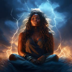 Meditación En El Abrazo Del Trueno: Calma Poderosa - Fondos de sonidos de la naturaleza