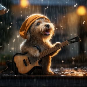 Playful Paws: Rainy Dog Harmony - Sample Rain Library