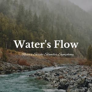 Water's Flow: River's Serene Slumber Symphony - Ambrook Glacier