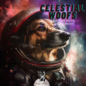 Celestial Woofs: Soothing Astral Ocean Sounds - Dogs Galaxy