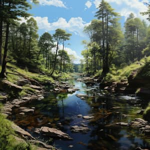 La Serenata Natural Del Río: Suaves Armonías De Arroyos - Tesoros del bosque