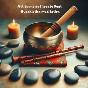 Att öppna det tredje ögat & buddhistisk meditation: andliga tibetanska skålar - Lugn Musik Atmosfär