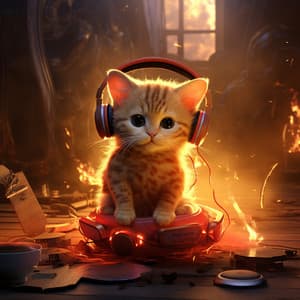 Cats Glow: Fire Binaural Harmonies - Sound Particles
