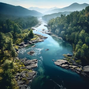 Starlit River Sleepscape: Gentle Stream Lullabies - Deep Sleep Meditations