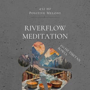 Riverflow Meditation: 432 Hz Tibetan Bowls - 432 hz Positive Melody
