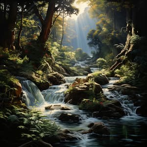 Música Para Aliviar El Estrés: Balada Serena De La Cascada - Las Islas Doradas