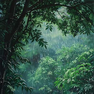 Meditación Binaural Con Lluvia: Calma Y Enfoque - Ruidos ambientales forestales