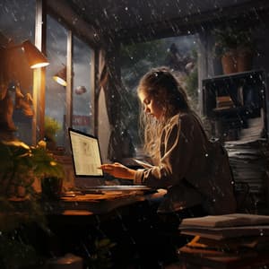 Día De Trabajo Tranquilo Con Las Gotas Del Piano Lluvioso - Piano para Trabajar