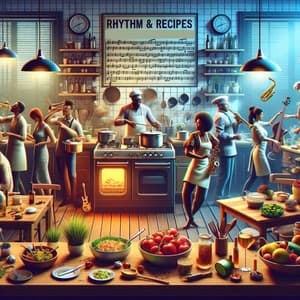 Rhythm & Recipes: Culinary Jazz for Creative Cooking Nights - Good Mood Lounge Music Zone