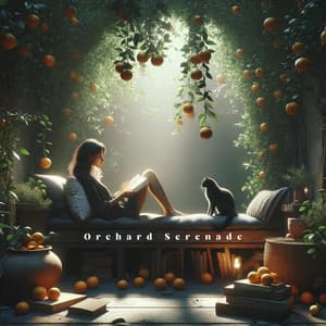 Orchard Serenade: A Jazz Escape - Calm Background Paradise