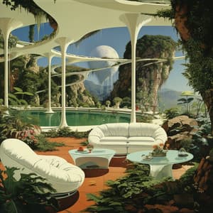 Ethereal Sunsets in Lofi Abodes - Chill Jazz-Lounge