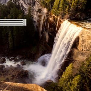 Waldwasserfall - Wasserfallgeräusche