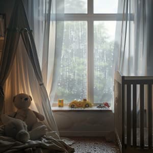 Trueno Binaural Suave Para El Sueño Del Bebé - Canciones infantiles para bebés