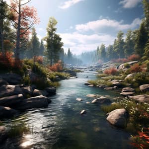 Gentle Flow: Water's Calming Rhythms - Spirit Dreamers of the Ancient Realm