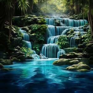 Serene Cascades: Harmonious Streams - Nature Music Nature Songs