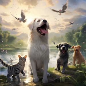 Harmonious Melodies by the Waterfalls: Pet Haven - Fresh Water Sounds