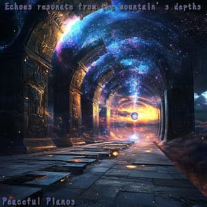 Echoes resonate from the mountain’s depths - Peaceful Pianos