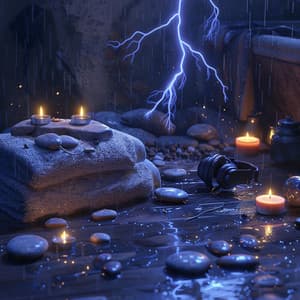 Massage in Thunder: Relaxing Vibes - Healing Power Natural Sounds Oasis