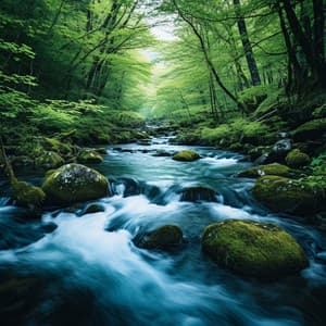 Riverside Meditation: Harmonic Stream Reflections - Nature 101