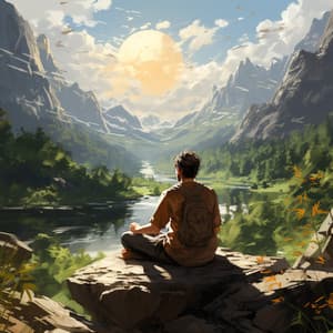 Aguas Armónicas: Música Meditativa Junto Al Río - Sonido Del Bosque y Naturaleza