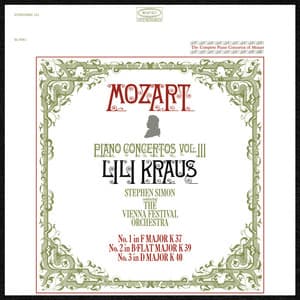 Mozart: Concertos for Piano and Orchestra Nos. 1 - 3 - Wolfgang Amadeus Mozart