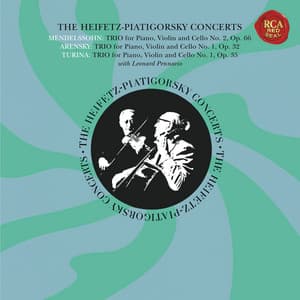 The Piano Trio Collection - Mendelssohn: Trio No. 2 in C Minor, Op. 66 - Arensky: Trio No. 1 in D Minor, Op. 32 - Turina: Trio No. 1, Op. 35 - Jascha Heifetz