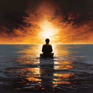 Meditative Ember Melodies: A Symphony of Flames - Sound of Nature Band