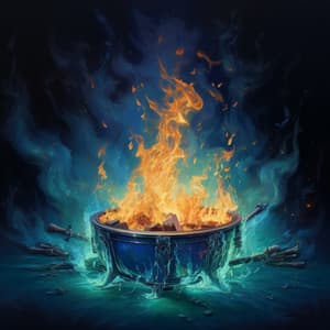 Meditative Fire Harmony: Musical Tranquility - Dream Shard