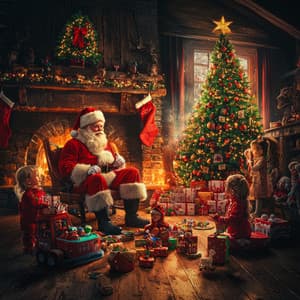 Festive Fireplace: Yuletide Tunes - Anti Stress Music Zone