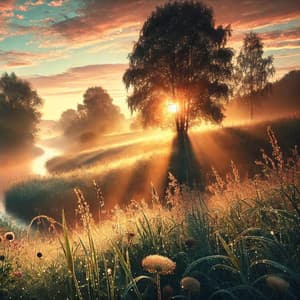 Light of Dawn: Scent of Awakening Earth - Nature Music Sanctuary