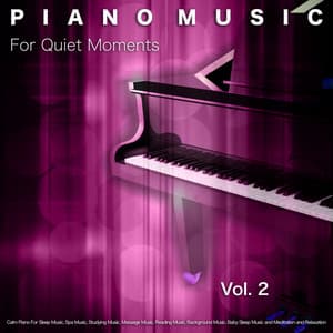 Piano Music For Quiet Moments: Calm Piano For Sleep Music, Spa Music, Studying Music, Massage Music, Reading Music, Background Music, Baby Sleep Music and Meditation and Relaxation, Vol. 2 - Calm Music