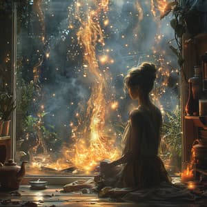 Calidez Del Fuego En Tonos De Meditación Binaural - Musica para Meditar Especialistas