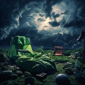 Tranquil Slumber Harmony: Thunderous Melodies - Night Sounds Association