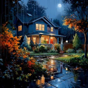 Nocturnal Rain Lullabies: Dreamy Slumber - Night Sounds Association