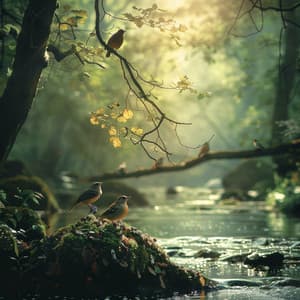 Binaural Creek Sleep: Birds and Nature's Lullaby - 92 96 Hz - hushly