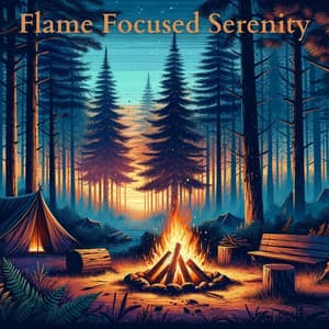 Flame Focused Serenity: Relaxing Mindfulness Meditation for Kids for Body Scan, Breathing Techniques, Visualisations, and Restful Night - Kids Yoga Music Collection