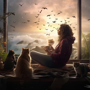 Harmonic Thunder Pet Melodies: Serene Companions - Global Thunderstorm Project