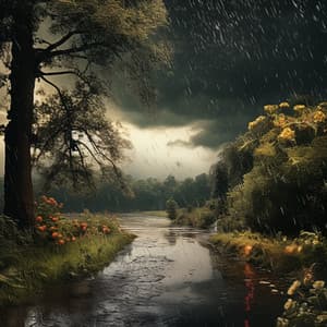 Calming Cascades: Binaural Rain for Guided Meditation and Mindfulness - Motivation Songs Academy