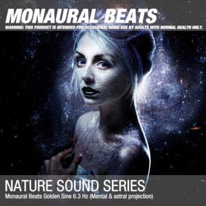 Monaural Beats Golden Sine 6.3 Hz - Binaural Beats