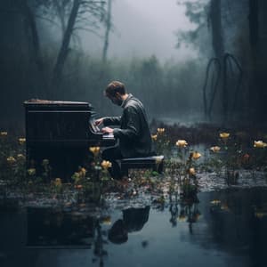 Relajación Con Piano En La Elegancia Lluviosa - piano yung