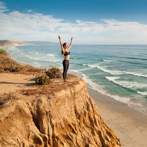 Yoga Calm Ambient: A Serene Ocean Wave Soundscape - Ocean Sounds Plus