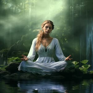 Relajante Música: Meditación Serena A La Orilla Del Río - La biblioteca al aire libre