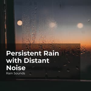 Persistent Rain with Distant Noise - Rain Sounds