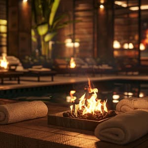 Fuego Relajante: Llamas Tranquilas Para Un Masaje Terapéutico - Terapia de la flor de loto