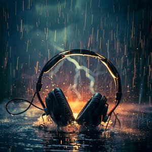 Binaural Thunder Drift: Serene Sounds - Solfeggio Architect