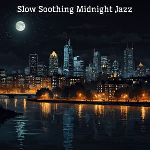 Slow Soothing Midnight Jazz: Deep Sleep, Stress Relief, Work - Relaxing Instrumental Jazz Ensemble